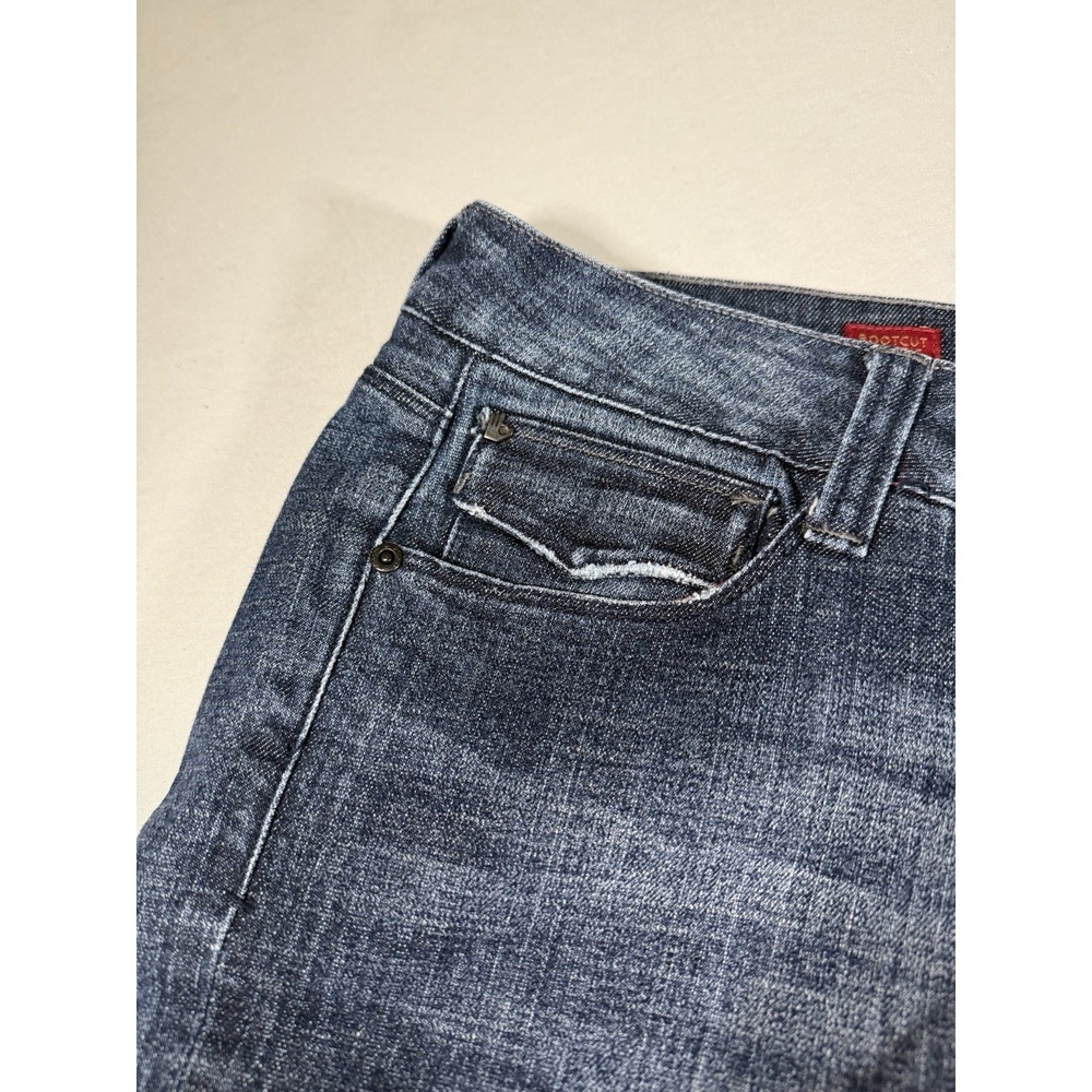 Ooh La La Bootcut Boogie Jeans Women's 14 Blue Bootcut Denim Embroidered 32L - Picture 5 of 11